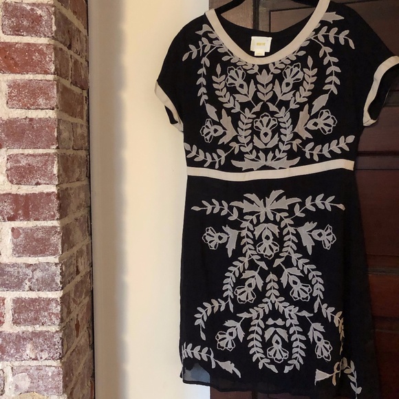Anthropologie Maeve Silk Dress - Picture 1 of 3